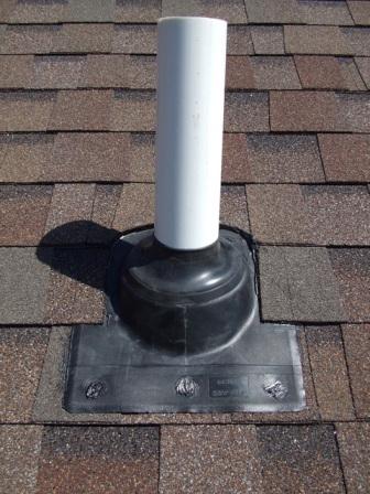 radon mitigation roof flashing