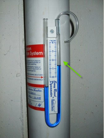 working radon manometer